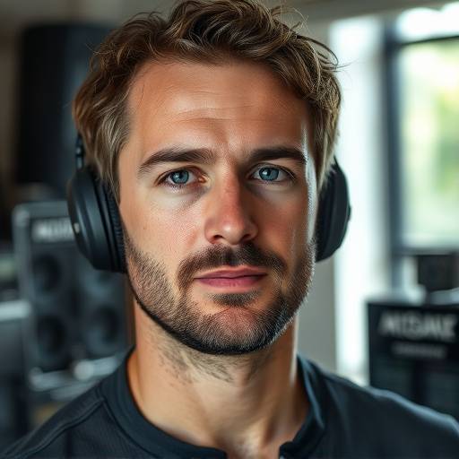Portrait de Luc Martin, technicien lumi√®re et son
